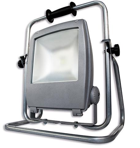 LED schijnwerper FL-603-S 55 Watt op verstelbaar vloerstatief 60° verlichtingshoek - 5 meter snoer 
